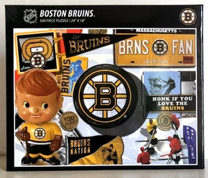 NHL Boston Bruins Hockey Team 500 Piece Puzzle - Picture 1 of 3