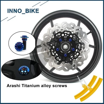 Llanta delantera + rotores de freno + tornillos para Kawasaki Ninja ZX10R 2006 2007 Foto 1 de 4