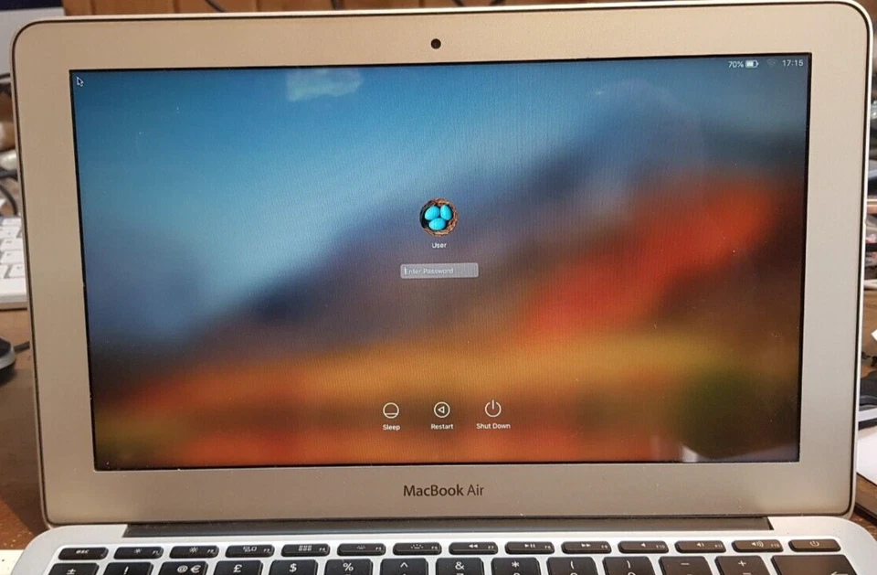 APPLE MACBOOK AIR 11" A1370 A1465 2011 2012 LCD SCREEN DISPLAY ASSEMBLY COMPLETE - Image 1 of 4