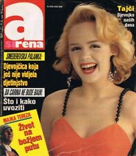 ARENA #1547 1990 Vintage YUGOSLAVIAN MAGAZINE cover TAJCI (EUROVISION 1990)