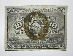 10 Cent Fractional Currency - Picture 1 of 2
