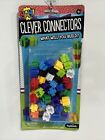 Clever Connectors Toysmith 50 BUILDING BLOCKS NEW ON CARD TOYS FREE S/H