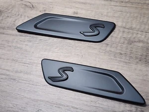 MATT SATIN SCHWARZ MINI CLUBMAN F54 SEITENMARKIERUNG BLINKER NUR FÜR COOPER S - Bild 1 von 6