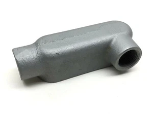 (Paquete de 8) Appleton LR75-M 3/4" Hierro maleable Forma 35 Unilet Cuerpo de salida del conducto - Imagen 1 de 2