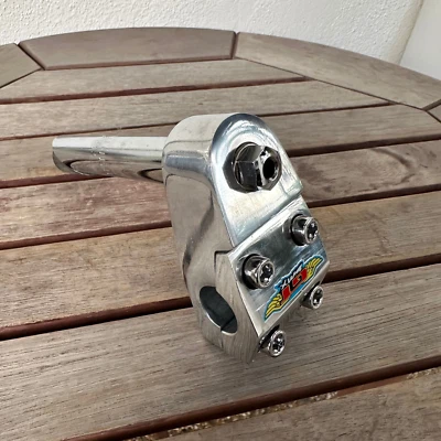 Vástago GT BMX 21,1 mm pluma insertar calcomanía logotipo reproducción antigua secundaria (B) Foto 1 de 4