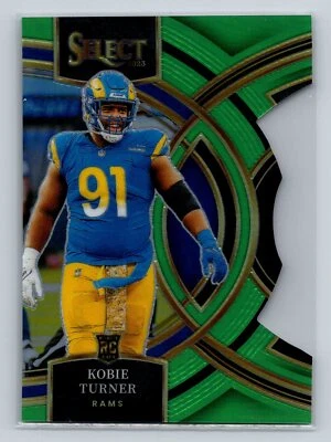 2023 Select Kobie Turner #131 Neon Green Prizms Die Cuts /499 Rams - Image 1 of 2