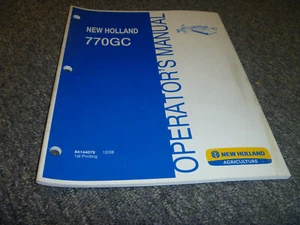 New Holland 770GC Pull Type Rotary Cutter User Owner Operator Manual 84144079 xz - Picture 1 of 1