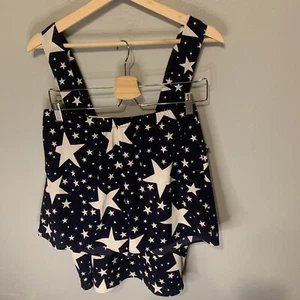Conjunto de pijama Show Me Your Mumu para mujer estrellas medianas EE. UU. Pantalones cortos sin mangas Ambres Cabana - Imagen 1 de 16