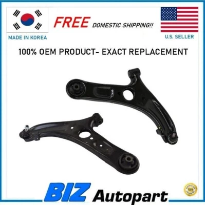 OEM Front Lower Control Arms LH RH for 11-17 Elantra Veloster 54500/ 54501-3X000 - Image 1 of 2