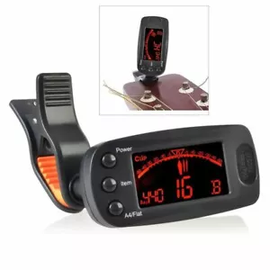 Guitarra digital electrónica con clip LCD EE. UU. bajo cromático violín sintonizador de ukelele para violín - Imagen 1 de 3