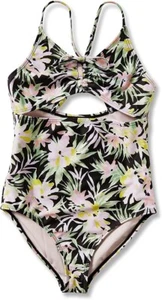 Volcom Girl's On Tropic One-Piece Swimsuit (Big Kids) Multi Size 10 Big Kid - Picture 1 of 2