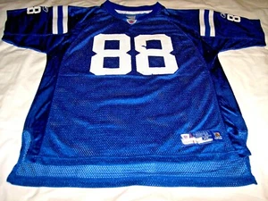 Indianapolis Colts Marvin Harrison Blue Jersey Youth Kids XL 18-20 Reebok - Picture 1 of 2