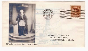 Beazell Photo Cachet WASHINGTON IN THE EAST Masonic 5/12/1932 - Picture 1 of 1