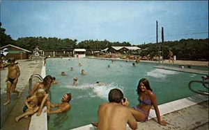 Postal Ocean View NJ Campground Shore Road c1970 #2 - Imagen 1 de 2