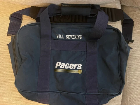 Vintage Indiana Pacers “Will Sevening” Duffle Bag. Trainers Bag NBA Cover