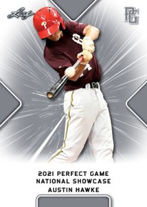 10-Count Lot Austin Hawke 2021 Leaf Perfect Game NIKE All-American Rookies