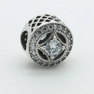 Original Pandora Charm Vintage Zauber Sterling-Silber Zirkonia 791970CZ Neu - Bild 1 von 1
