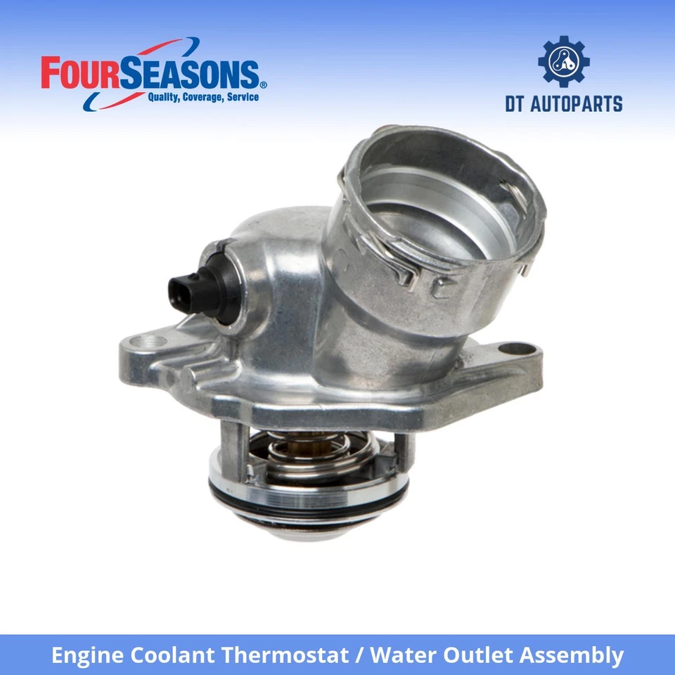 Termostato de refrigerante del motor Mercedes-Benz S400 10-11/conjunto de salida de agua 4 estaciones Foto 1 de 4