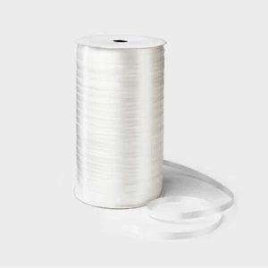 Spritz Kräuselband 3/16" x 350 Yards Locken weiß - Bild 1 von 7