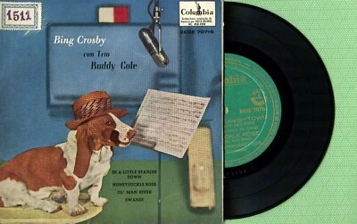BING CROSBY / Buddy Cole Trio / COLUMBIA ECGE 70716 Press Spain 195? EP VG+ - Image 1 of 4