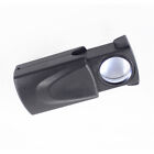 1PCS 30X 21mm Multi-Function Foldable Magnifier Glass Jeweler Loupe Light