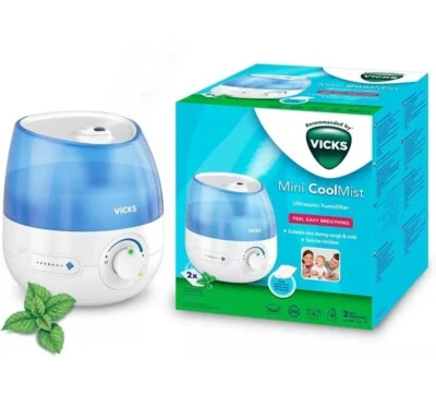 Vicks Mini Cool Mist ultrasonic humidifier - Adjustable mist control - 1.8 L - Image 1 of 4