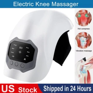 Masajeador de rodilla eléctrico inteligente infrarrojo calefacción vibración terapia para aliviar el dolor - Imagen 1 de 15