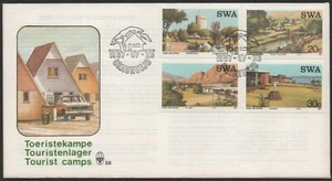 South West Africa / SWA 1987, Tourist Camps and Resorts, SG 479- 474, FDC - Picture 1 of 2