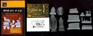 SBS Models 1/48 MIKOYAN MiG-21 F-13 COCKPIT SET RESIN & PE CONVERSION KIT - Picture 1 of 5