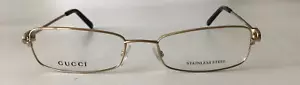 GUCCI WOMEN'S EYEGLASSES GG 2716 Gold Italy NEW! - Picture 1 of 4