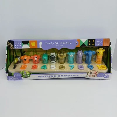 NEW FAO Swartz Nature Number country Puzzle Learning to Count and match Colors - Image 1 of 3