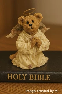 Figura The Bearstone Collection 2000 “One Single Grateful Thought” Boyds Bears - Imagen 1 de 3