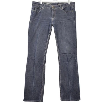 Pantalones de mezclilla Jordache azules elásticos preppy Y2k corte boot tiro bajo cremallera para mujer talla 10 Foto 1 de 4