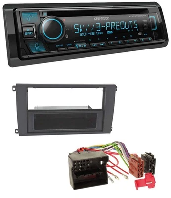 Kenwood Bluetooth USB CD MP3 DAB Autoradio für Porsche Cayenne (2007-2010) - Bild 1 von 4