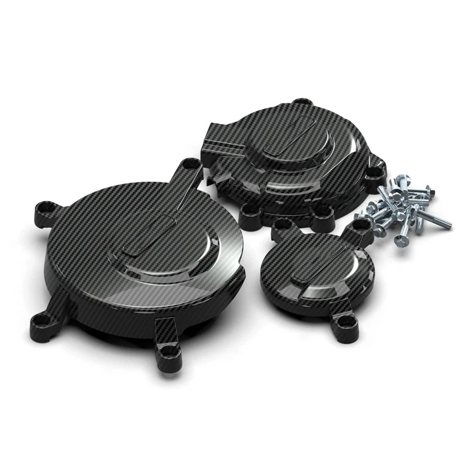 For Suzuki GSXR600 GSXR750 2006-16 Carbon Pattern Engine Casing Protector Cover - Изображение 1 из 3