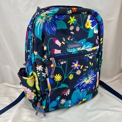Vera Bradley Lighten Up “Firefly Garden” pattern Backpack, Polyester EUC - Image 1 of 4