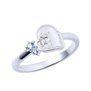 Sumikkogurashi Silber 925 Ring THE KISS Official Japan Cute Character Jewelry - Bild 1 von 3