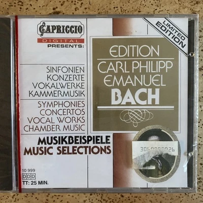 Bach Musikbeispiele Music Selection - Capriccio CD Limited Edition Neu & OVP NEW - Bild 1 von 2