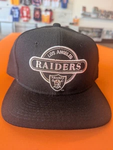 VTG 1990s Los Angeles Raiders Sports Specialties Circle Logo Snapback Hat Wool - Picture 1 of 9