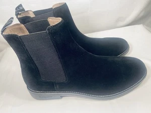 ALLSAINTS Harley Chelsea Boots Black Suede Men's Size US 9 EU 42 $299 - Picture 1 of 14