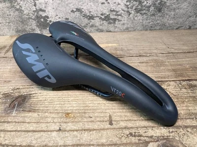 SELLE SMP VT20C Saddle Black AISI 304 tubular rails 143mm premium price - Image 1 of 4