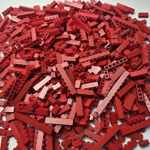 LEGO Ladrillos 1x3 1x4 1x6+ ROJOS Tonos Color X300 Piezas Paquete Lote Aleatorio - Imagen 1 de 2