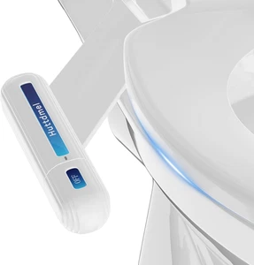 Ultra-Slim Bidet Attachment for Toilet, Non-Electric Dual Nozzle (Rear & Feminin - Picture 1 of 6