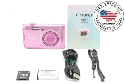 Sample Shot 📸 [TOP MINT w/SD] Nikon COOLPIX A300 Pink 20MP Digital Camera JAPAN - Image 1 of 4