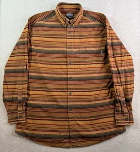 Woolrich Flannel Shirt Mens 2XL Button Down Southwestern Vintage Aztec Stripe - Picture 1 of 6