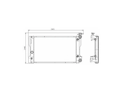 For 2009-2011 Toyota Matrix Radiator Denso 34119KHWR 2010 Radiator -- OE - Image 1 of 2