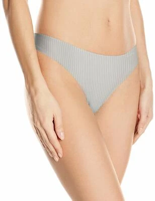 Стринги Calvin Klein Invisibles серые в полоску размер X-Large - Изображение 1 из 2