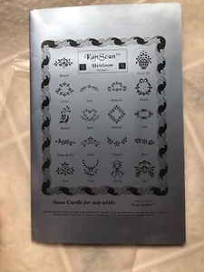 Kan Scan Heirloom Group 1 Use With Memory Craft Scan and Sew Embroidery - Picture 1 of 3