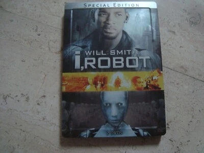 I ROBOT  debossed Blu-ray + 2 DVD SteelBook Will Smith Shia LaBeouf - Image 1 of 4