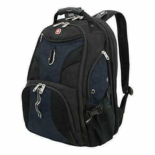 SWISSGEAR 1900 Scansmart Laptop Backpack - Black/Blue